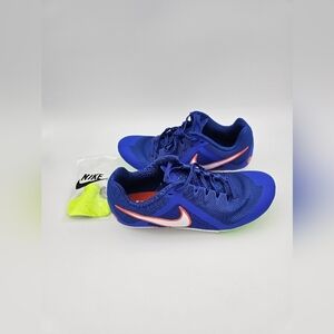 Nike Zoom Rival 'Racer Blue Safety Orange' Track Shoes Mens Size 4.5